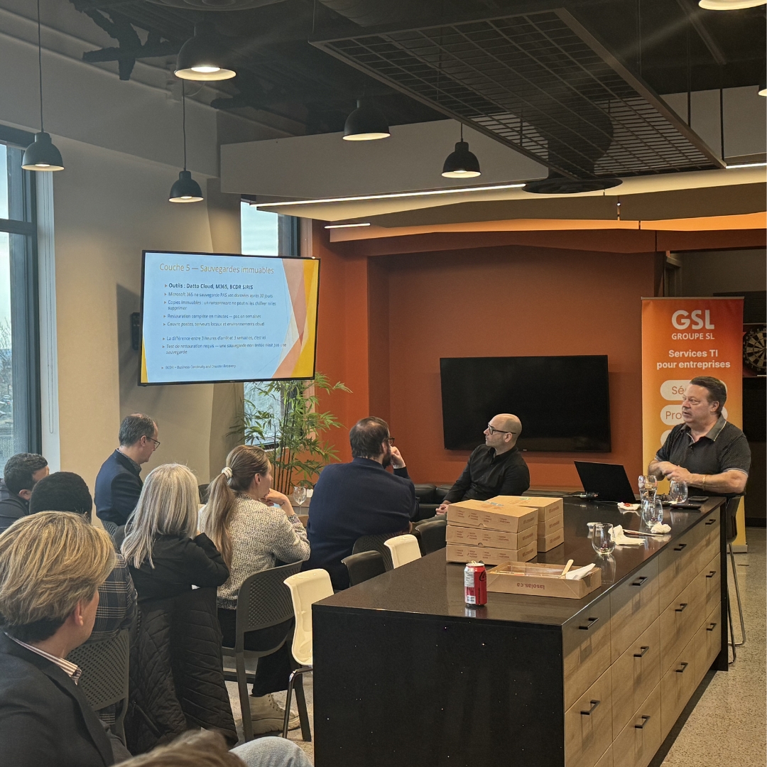 Événement cybersécurité Groupe SL – avril 2026